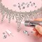 B7000 Jewelry Glue for Rhinestones, Cridoz 10Pack Flexible Super Glue Gel with Precision Tip Multi Function Clear Gem Glue Fabric Adhesive for Cloth Metal Stone Bead Jewelry Making Wood Glass